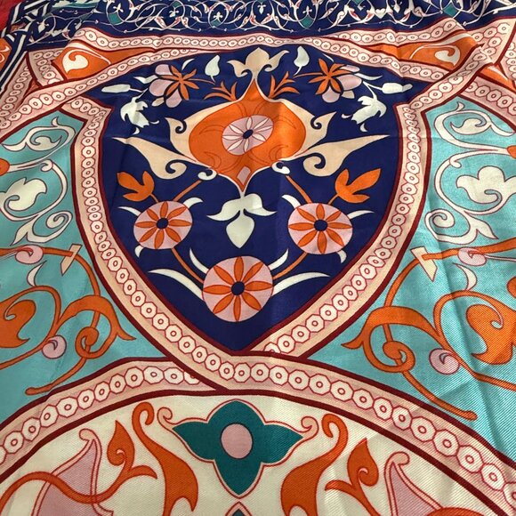 NWOT New Age Blue & Orange Scarf/Tapestry - Picture 1 of 7